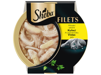 Kačių ėdalas SHEBA FILLETS, su višt. 60 g