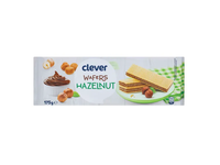 Vafliai su riešutų kremo įdaru CLEVER, 175 g