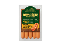Virtos vištienos filė dešrelės RUMŠIŠKIŲ TRADICIJOS, aukščiausia rūšis, 260 g
