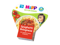 Ekologiški spagečiai HIPP su Bolonijios padažu (nuo 12 mėn.), 250 ml