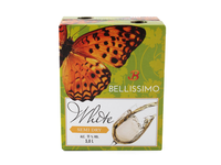 Baltasis pusiau sausas vynas BELLISSIMO, 3 l