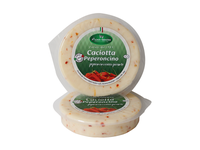 Karvės pieno sūris CACIOTTA, su aitriosiomis paprikomis, RSM 42%, 200 g