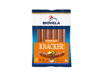 Karštai rūkytos kepamosios dešrelės BIOVELA KNACKER, a. r., 270 g