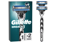 Skustuvas GILLETTE MACH3 + 2 galvutės, 1vnt.