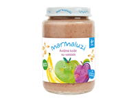 KOŠĖ Eko Bananų, slyvų, obuolių, avižų - 6 mėn 0.19/190g MARMALUZI
