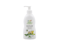 NATURA HOUSE maitinamasis veido ir kūno pienelis vaikams su sviestmedžių sviestu CUCCIOLO, 300 ml