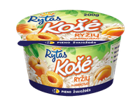 Ryžių košė RYTAS su abrikosais, 6 % rieb., 200 g
