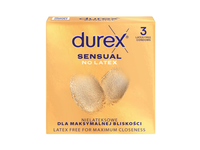 Prezervatyvai DUREX SENSUAL NO LATEX, 3 vnt.