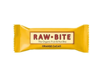 Ekologiškas batonėlis su apelsinais ir kakava RAW BITE, 50 g