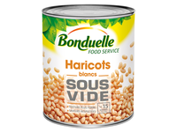 Baltos pupelės BONDUELLE, vakume, 2,75 / 2,35 kg