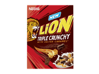 Sausi pusryčiai LION TRIPLE CRUNCHY NESTLE, 300 g