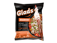 Ryžių makaronai GLADS Tom Yum skonio, 65 g
