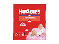 Sauskelnės-kelnaitės HUGGIES PANTS (6)mergaitėms (15-25 kg), 60 vnt.