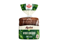 Duona AGOTOS, viso grūdo, tamsi duona, su raugu, 300g