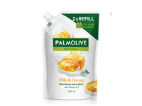 Skystasis muilas PALMOLIVE MILK & HONEY, papildymas, 500 ml