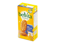 Pieniniai sausainiai 4-rių grūdų BELVITA, 300 g