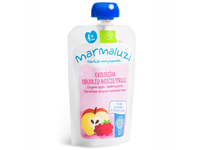 Ekol. obuolių aviečių tyrelė MARMALUZI, 90 g
