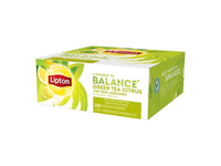 Žalioji arbata LIPTON, su citrusinių vaisių gabalėliais, 100 vnt. x 1,3 g.
