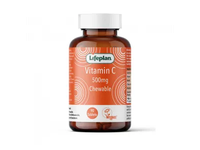 LIFEPLAN maisto papildas VITAMIN C 500 mg, 90 kramtomųjų tab.