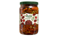Saulėje džiovinti pomidorai RIZZI, saulėgrąžų aliejuje, 1,5kg/800g