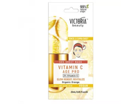 VICTORIA BEAUTY lakštinė veido kaukė su vitaminu C ir apelsinų ekstraktu, 1 vnt.