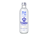 Natūralus mineralinis vanduo VYTAUTAS, gazuotas, stiklinėje taroje, 0,33L.