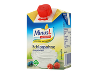 Grietinėlė be laktozės MINUS L UHT, 30%, 0,2l