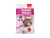 Sanal Cream Sticks Salmon skanėstai katėms su lašiša, 75 g