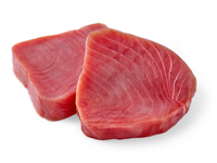 Šaldyti gelsvauodegių tunų didkepsniai, rausvi, Sashimi, be glazūros,  170/230