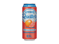 Nealkoholinis UTENOS alaus kokteilis RADLER, greipfrutų sk., 500 ml