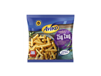 Šaldytos apkeptos banguotos bulvių lazdelės AVIKO ZIG ZAG, 450 g
