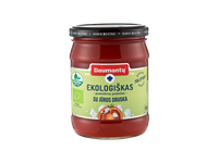 Ekologiškas DAUMANTŲ pomidorų padažas su jūros druska, 500 g