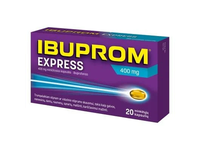 Ibuprom Express 400 mg minkštosios kapsulės N20