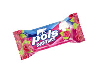 Glaistytas varškės sūrelis su avietėmis POLS, 21,1 % rieb., 45 g