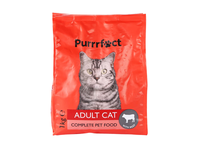 Kačių maistas PURRRFECT su jautiena, 1 kg