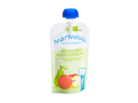 Ekol. obuolių, kriaušių, persikų tyrelė MARMALUZI (6+ mėn.), 90 g