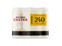 Alus ŠVYTURYS Ekstra, 5,2%, 6 x 0,5 l, skardinė