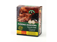 DĖŽĖJE. Virtas kiaulienos gaminys, plėšyta kiauliena, vakuume, ~0,95 kg