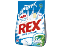 Skalbimo milteliai REX, Amazonia Freshness, 20 skalbimai