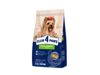 Club 4 Paws premium visavertis pašaras mažų veislių suaugusiems šunims, 2 kg
