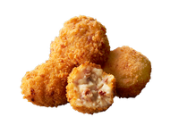 Šaldyti kroketai su Ispanišku vytintu kumpiu LUXURY TAPAS, padengti panko džiuvesėlliais, 1 kg