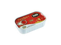 Sardinės BANDI FOODS, pomidorų padaže, 125 g
