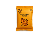 Žemės riešutai NUTS TO GO, trašk. apvalk. sūrio sk., 190 g