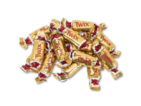 Šokoladiniai saldainiai TWIX, 2,5 kg