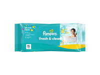 Kūdikių servet. PAMPERS FRESH CLEAN, 52 vnt.