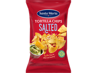Kukurūzų traškučiai SANTA MARIA, su druska, 185 g