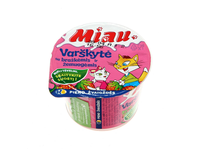 Ekol. varškytė su žemuogėmis MIAU, 6 %, 100 g