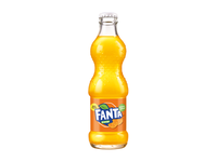 Gazuotas apelsinų skonio gaivusis gėrimas FANTA, 0,25 l D