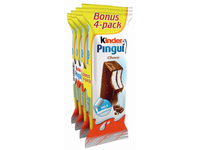 Batonėlis su pienu KINDER Pingui, 4 x 30 g