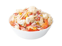 Žiedinių kopūstų salotos su kumpiu, 1 kg